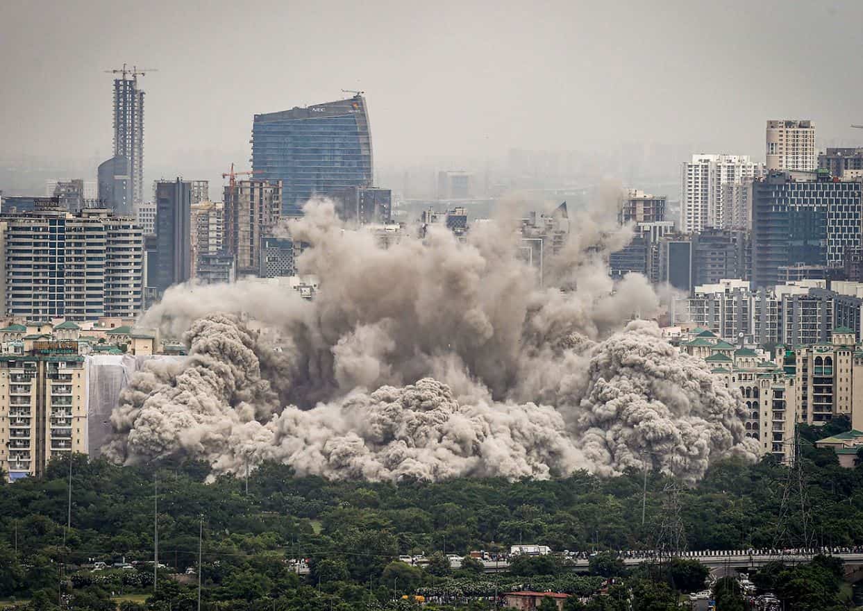 Twin Tower demolished - what is the reason?