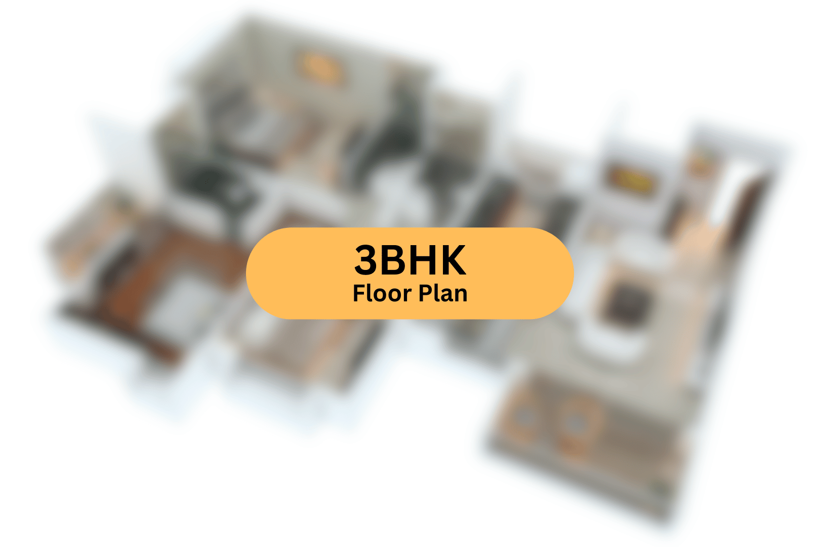 3BHK-Cloud51-Floor Plan
